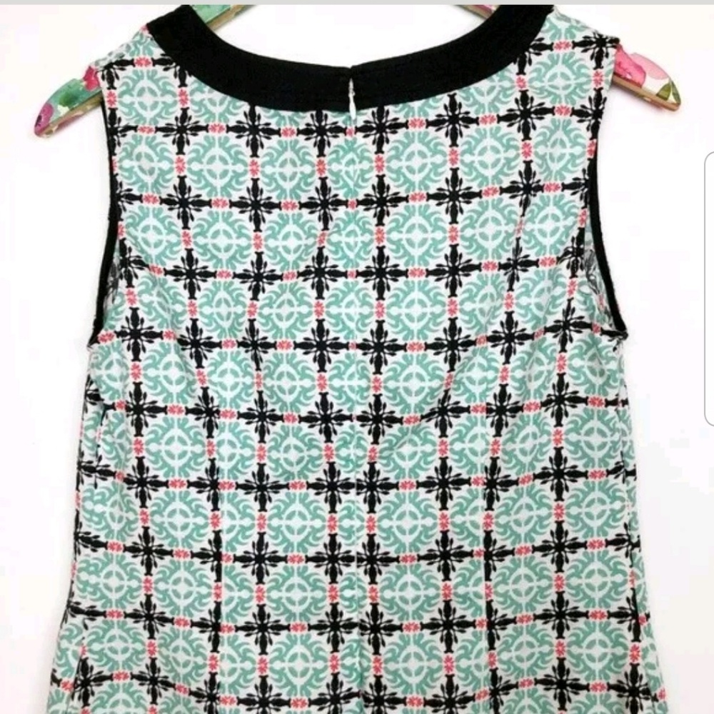 Talbots Spring Damask Shift Dress - Picture 2 of 6